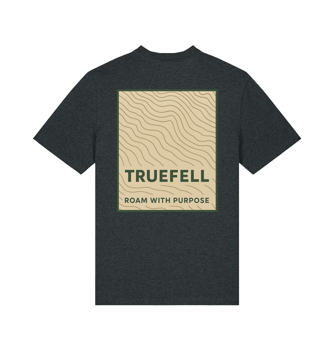 Dark Heather Grey Printed T-shirt
