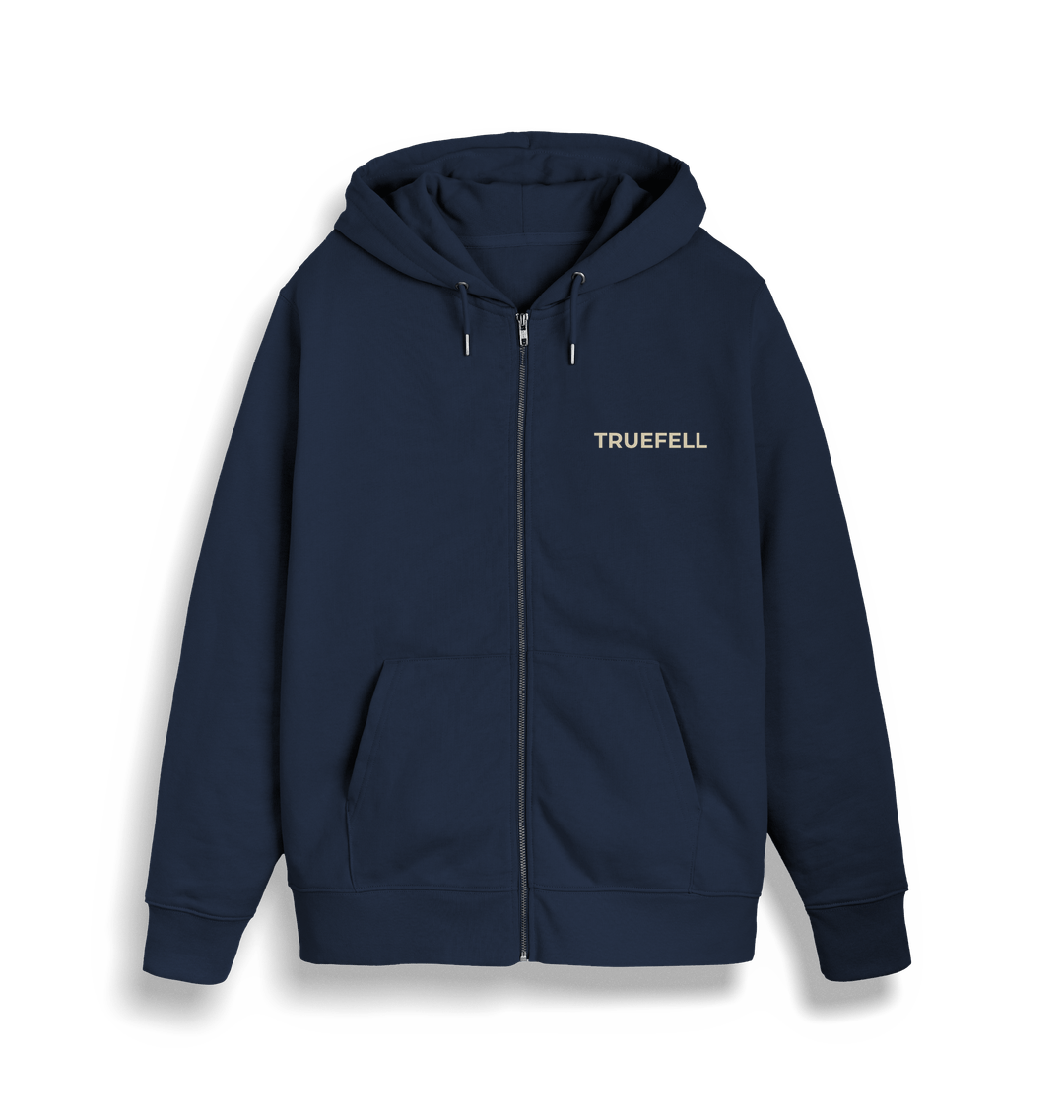 French Navy Printed Hoody