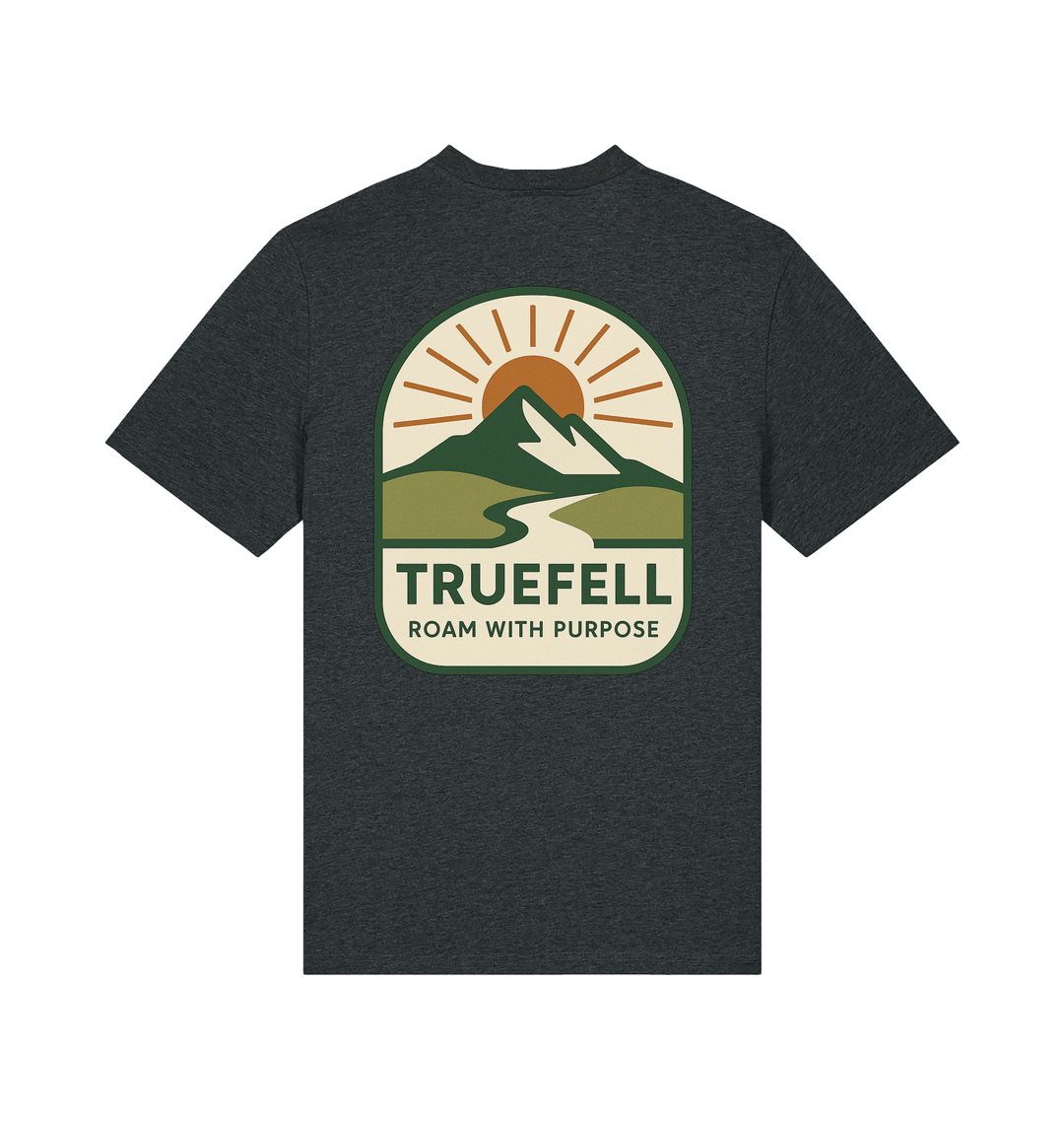 Dark Heather Grey Printed T-shirt