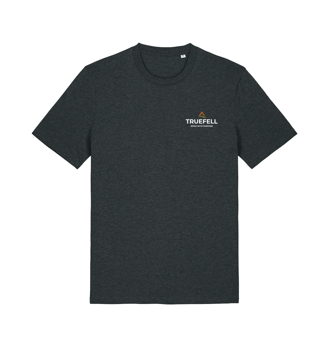 Dark Heather Grey Printed T-shirt