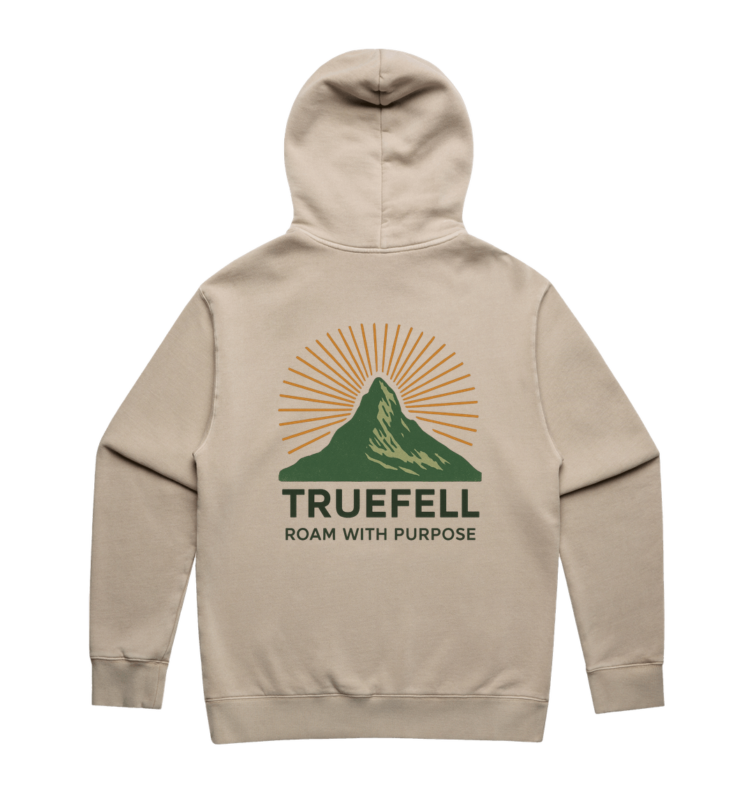 Faded Taupe Printed Hoody