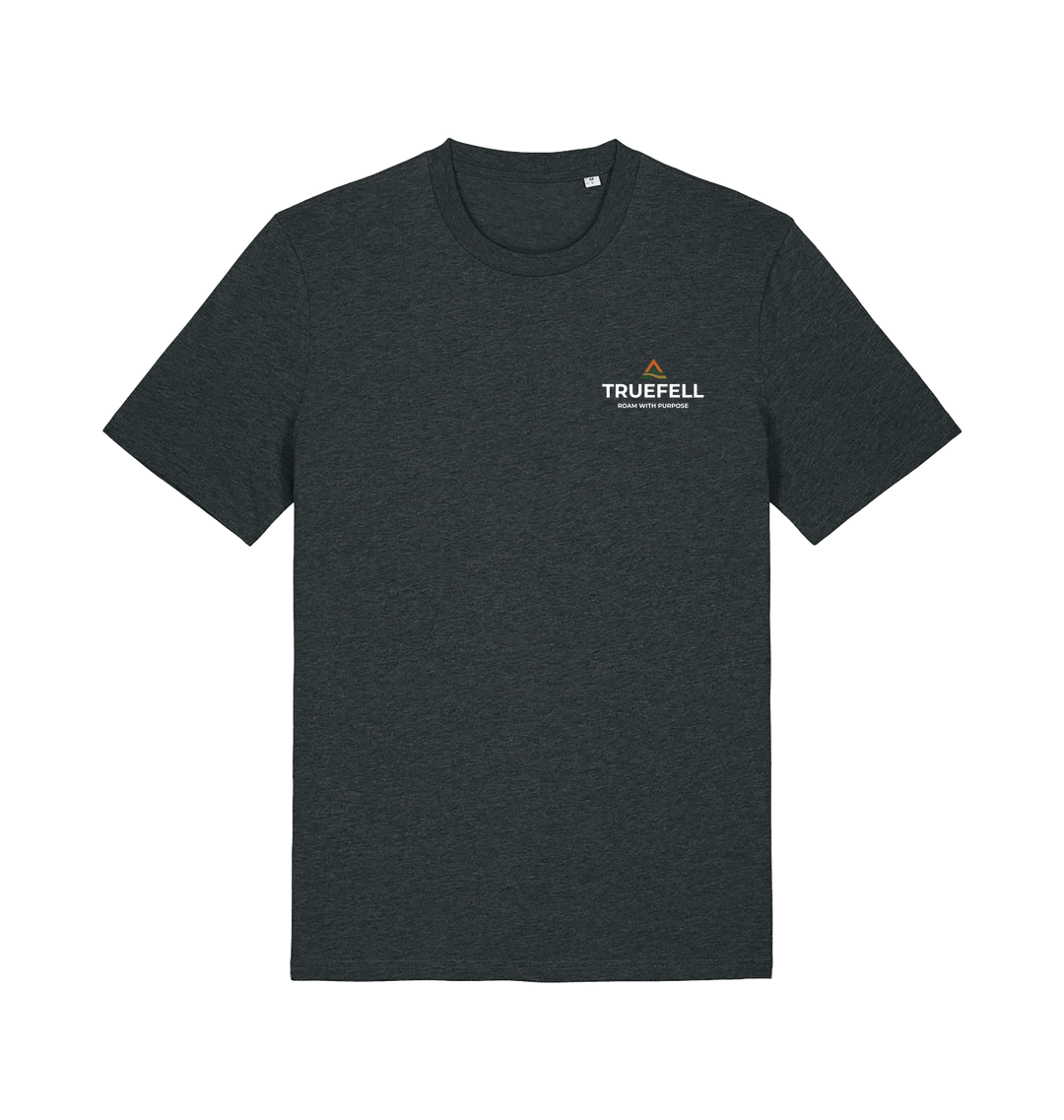 Dark Heather Grey Printed T-shirt