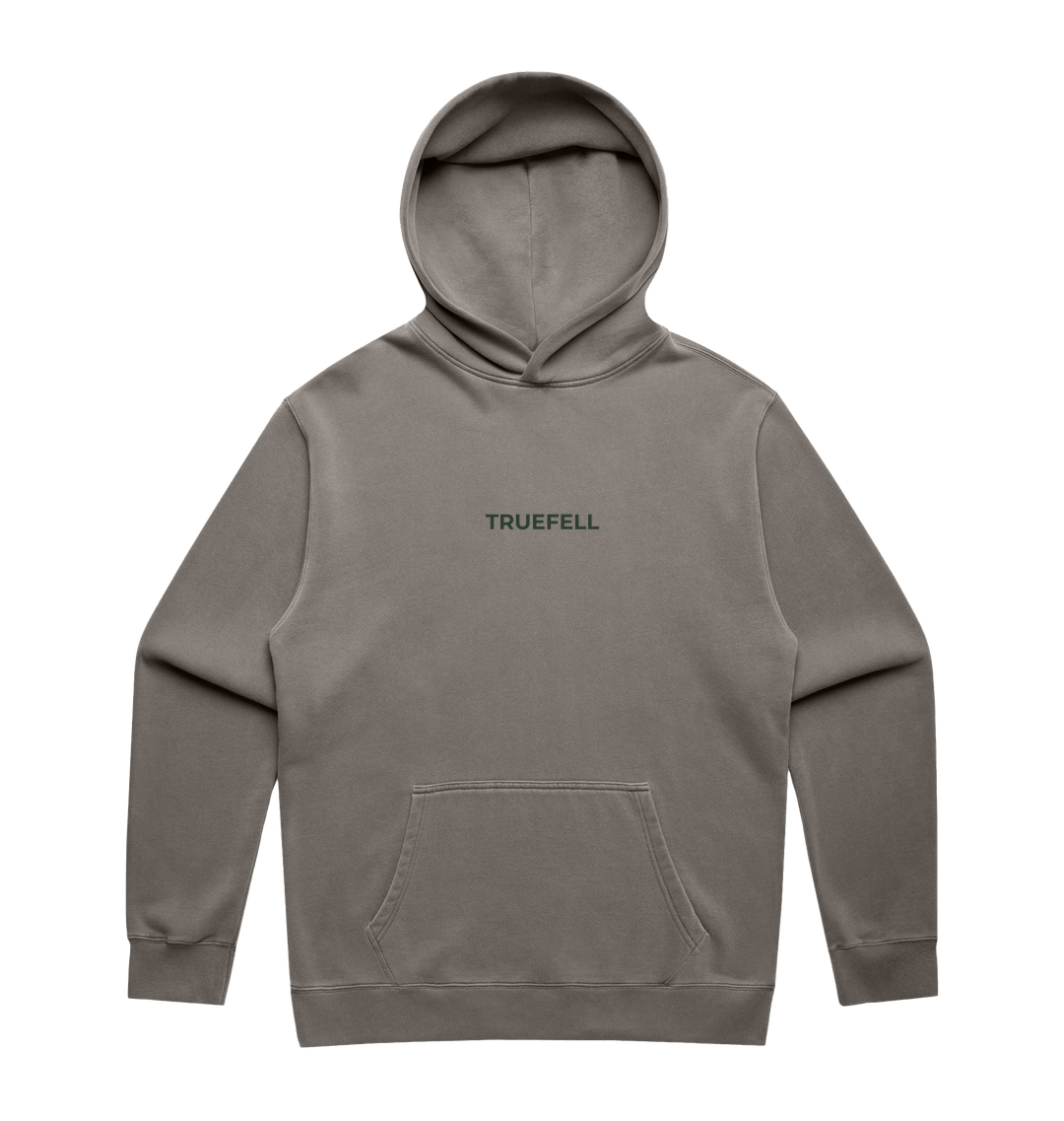 Faded Grey Printed Hoody