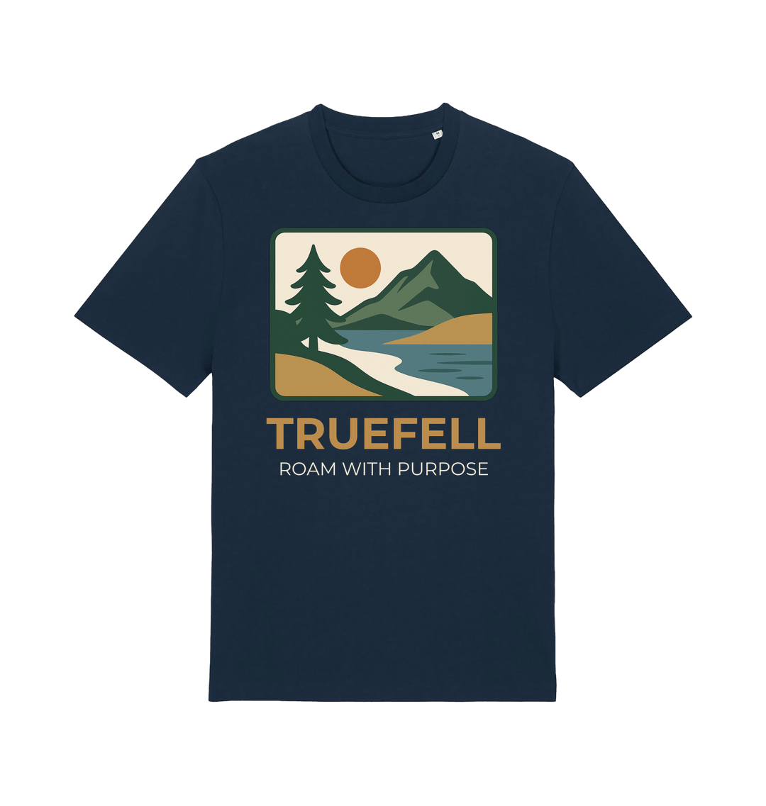 French Navy Printed T-shirt