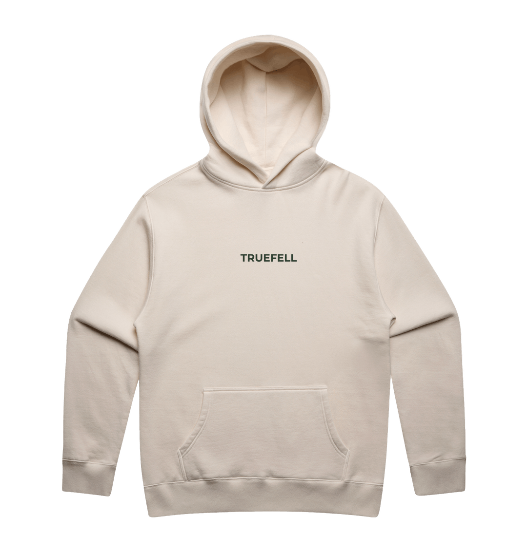 Faded Ecru Printed Hoody