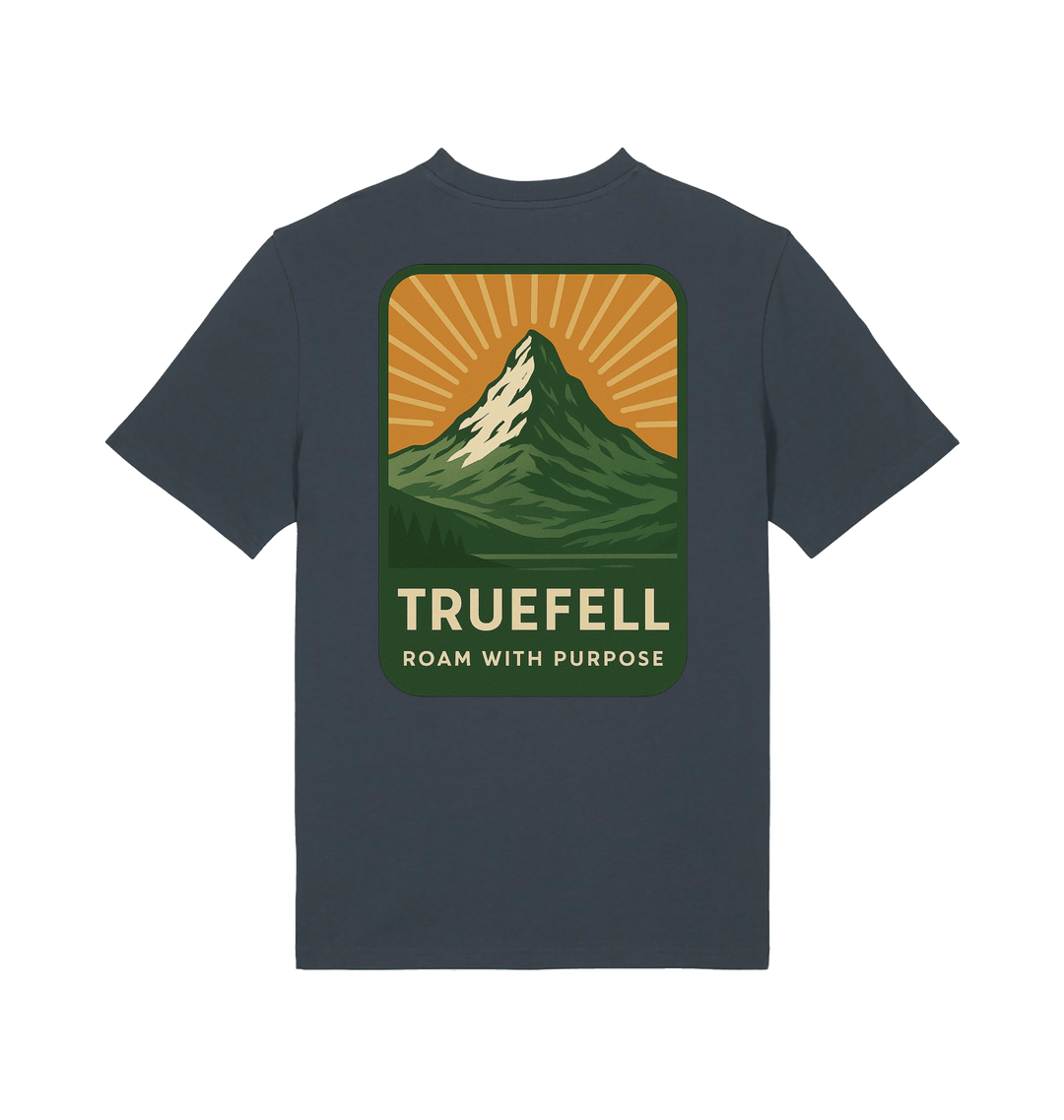 India Ink Grey Printed T-shirt