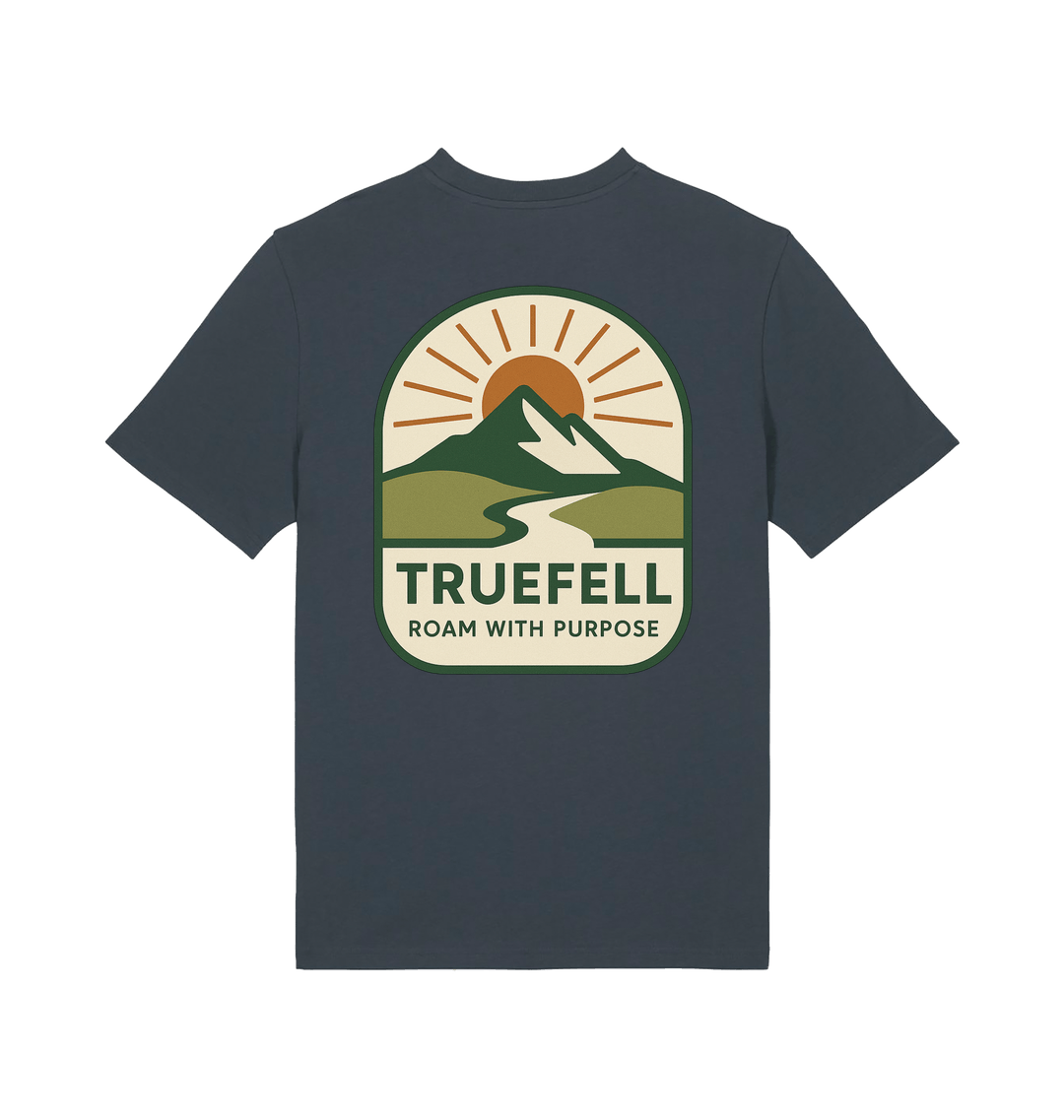 India Ink Grey Printed T-shirt