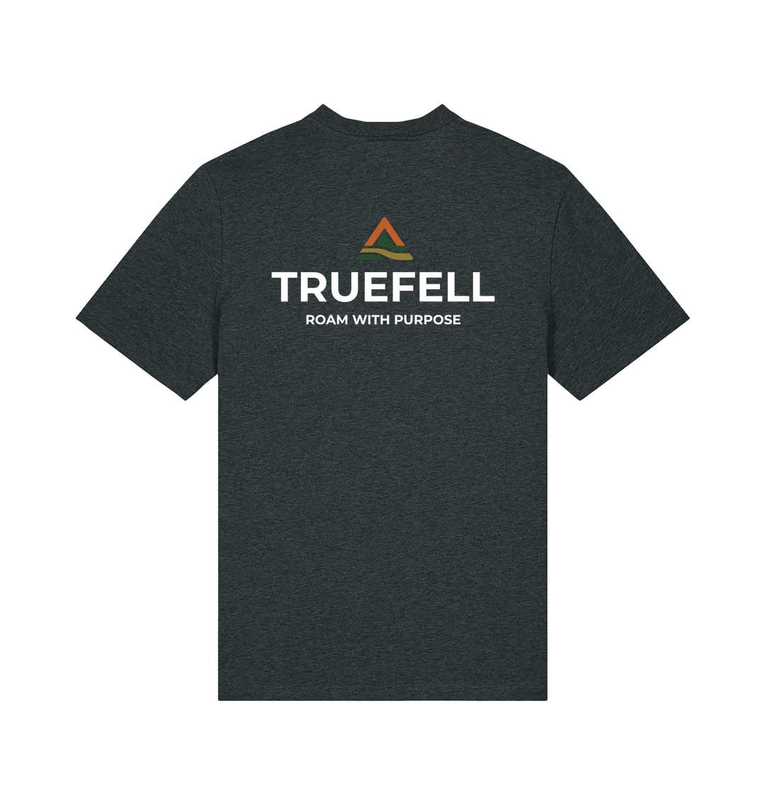 Dark Heather Grey Printed T-shirt