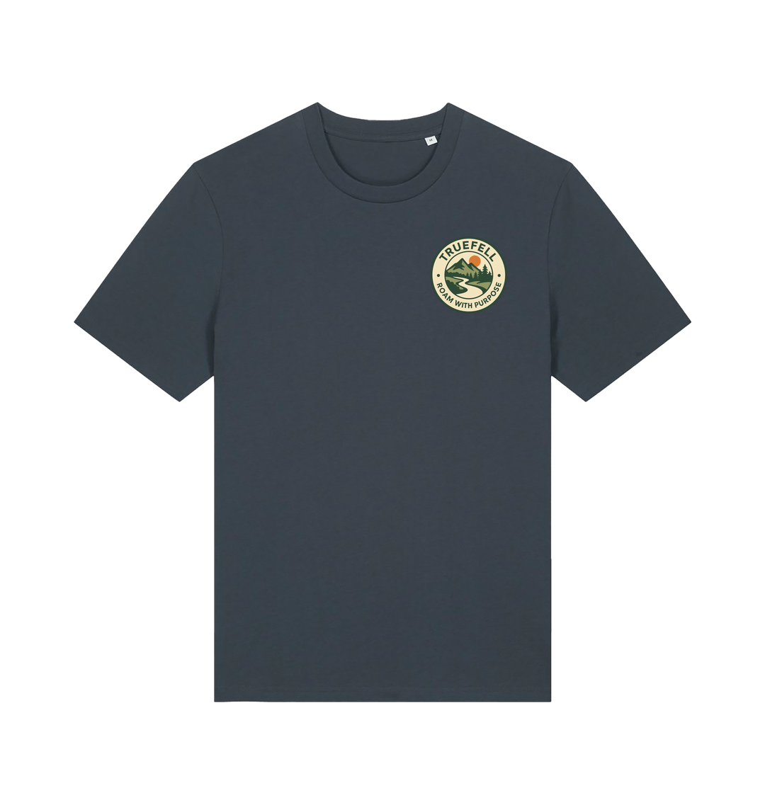India Ink Grey Printed T-shirt