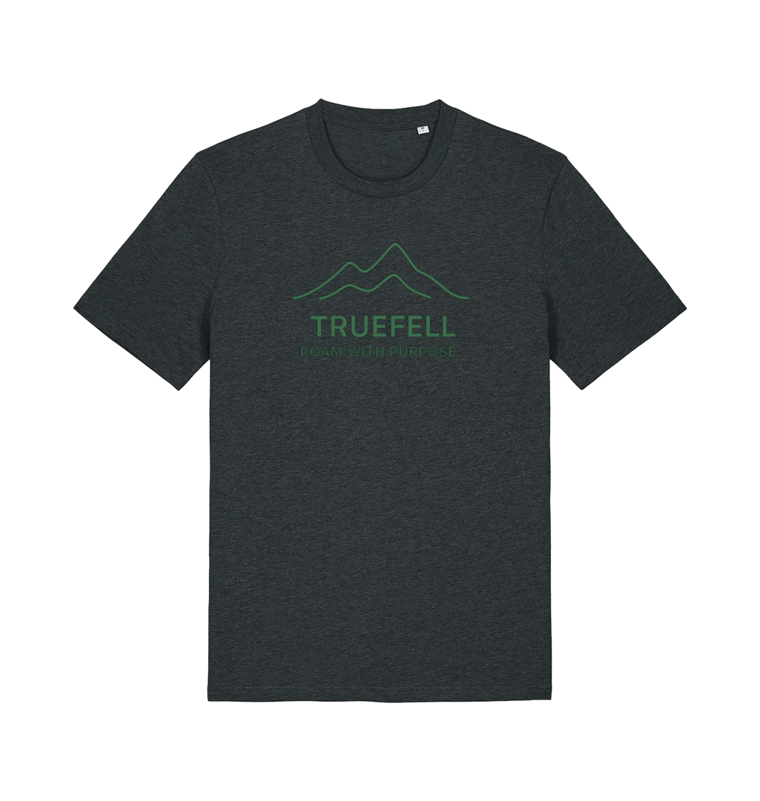 Dark Heather Grey Printed T-shirt