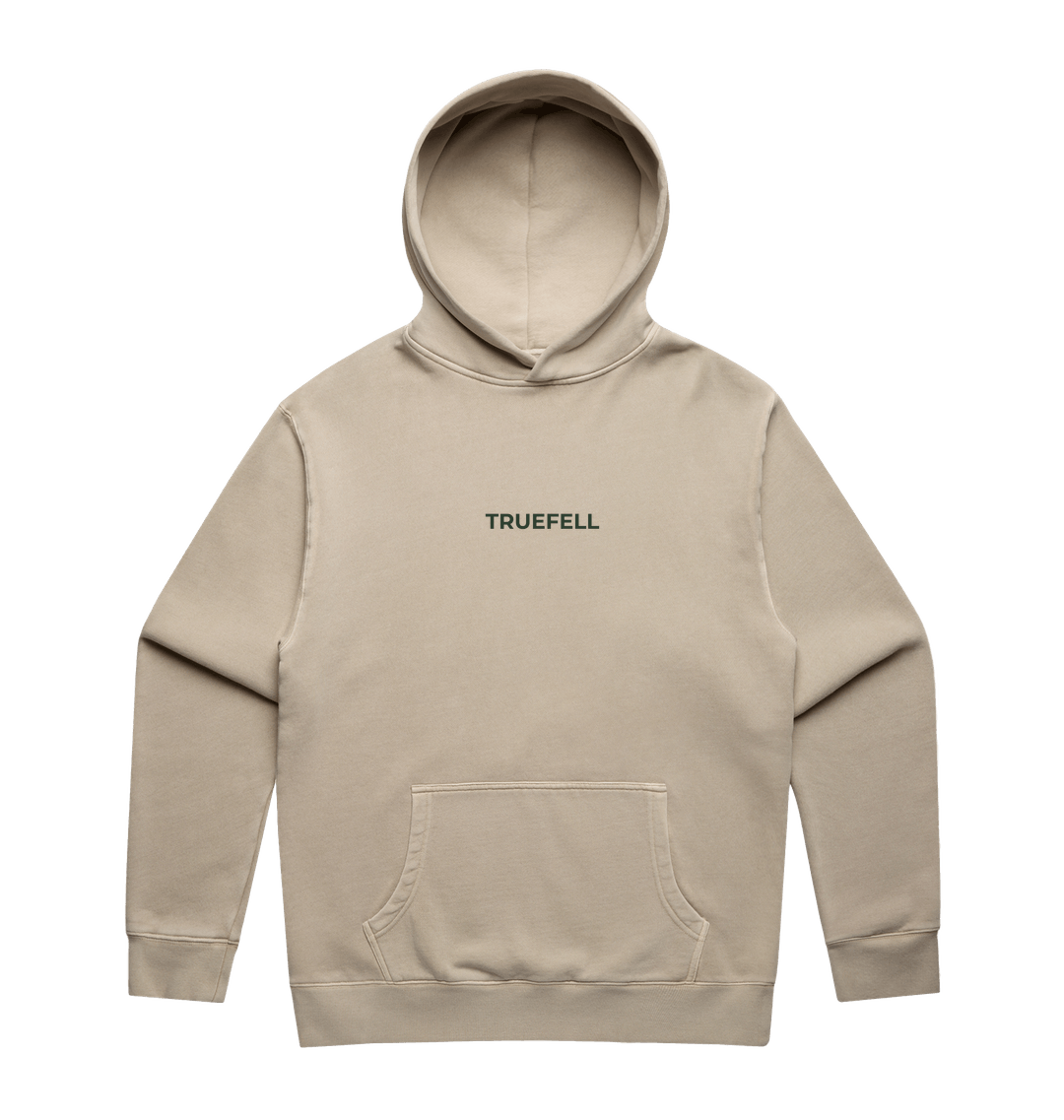 Faded Taupe Printed Hoody