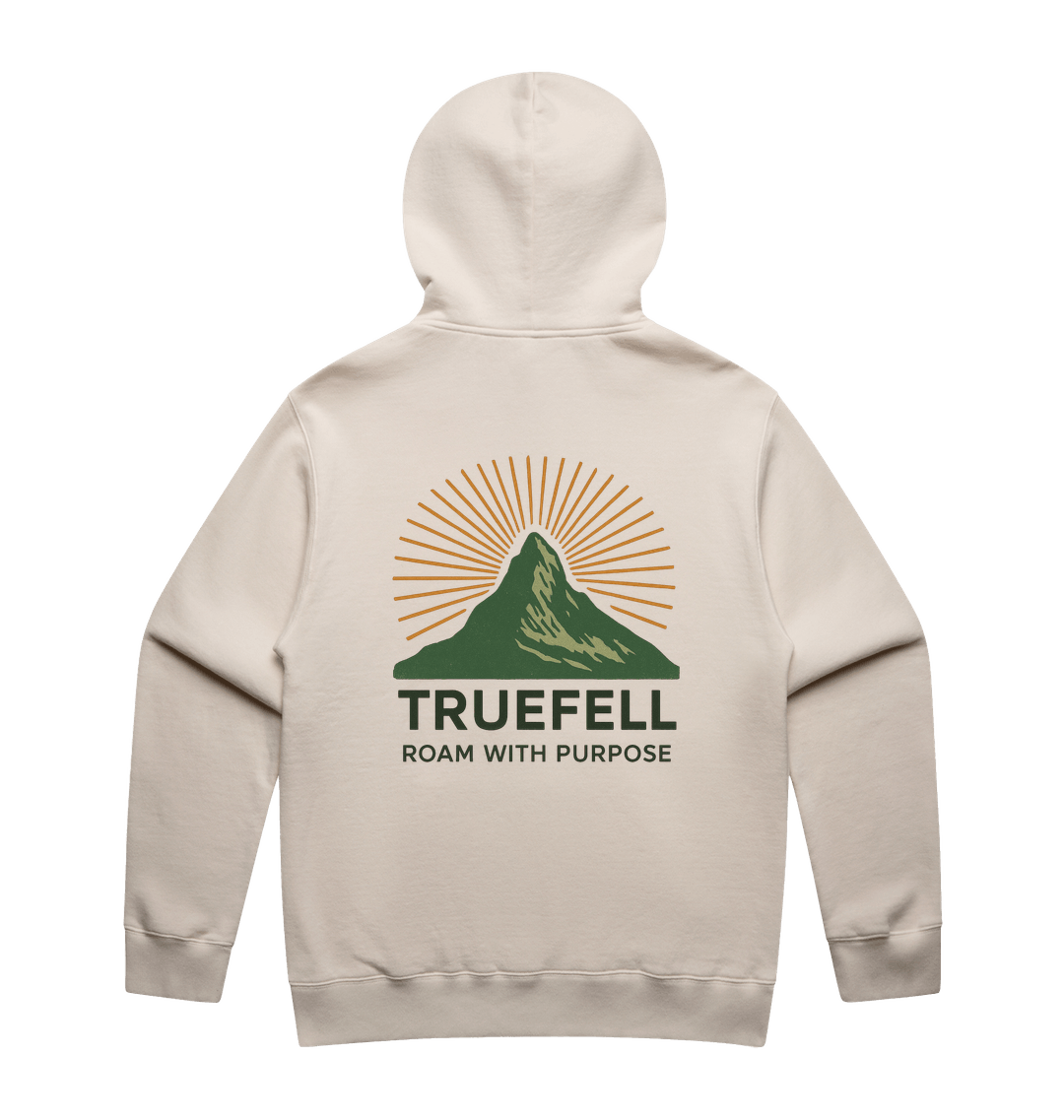 Faded Ecru Printed Hoody