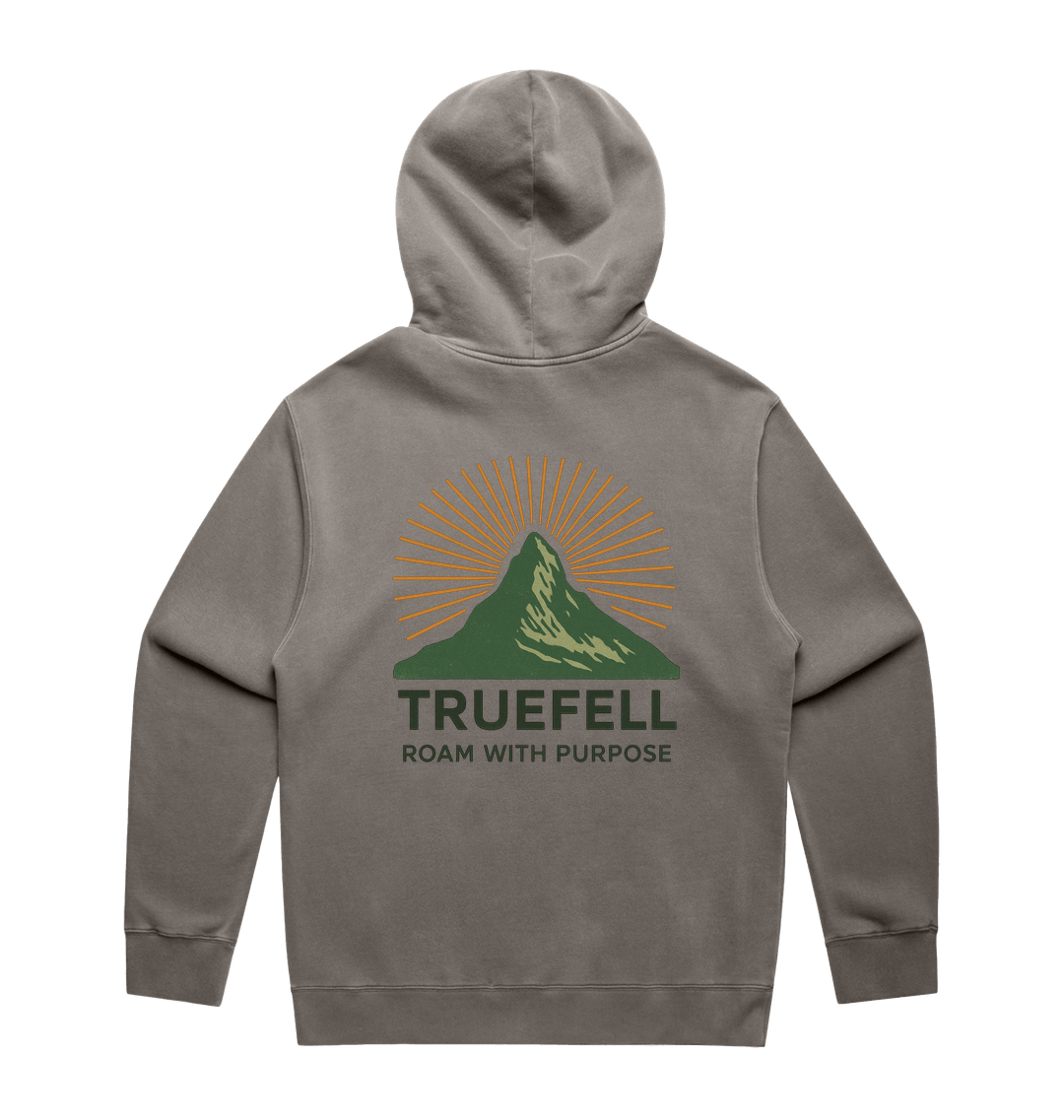 Faded Grey Printed Hoody